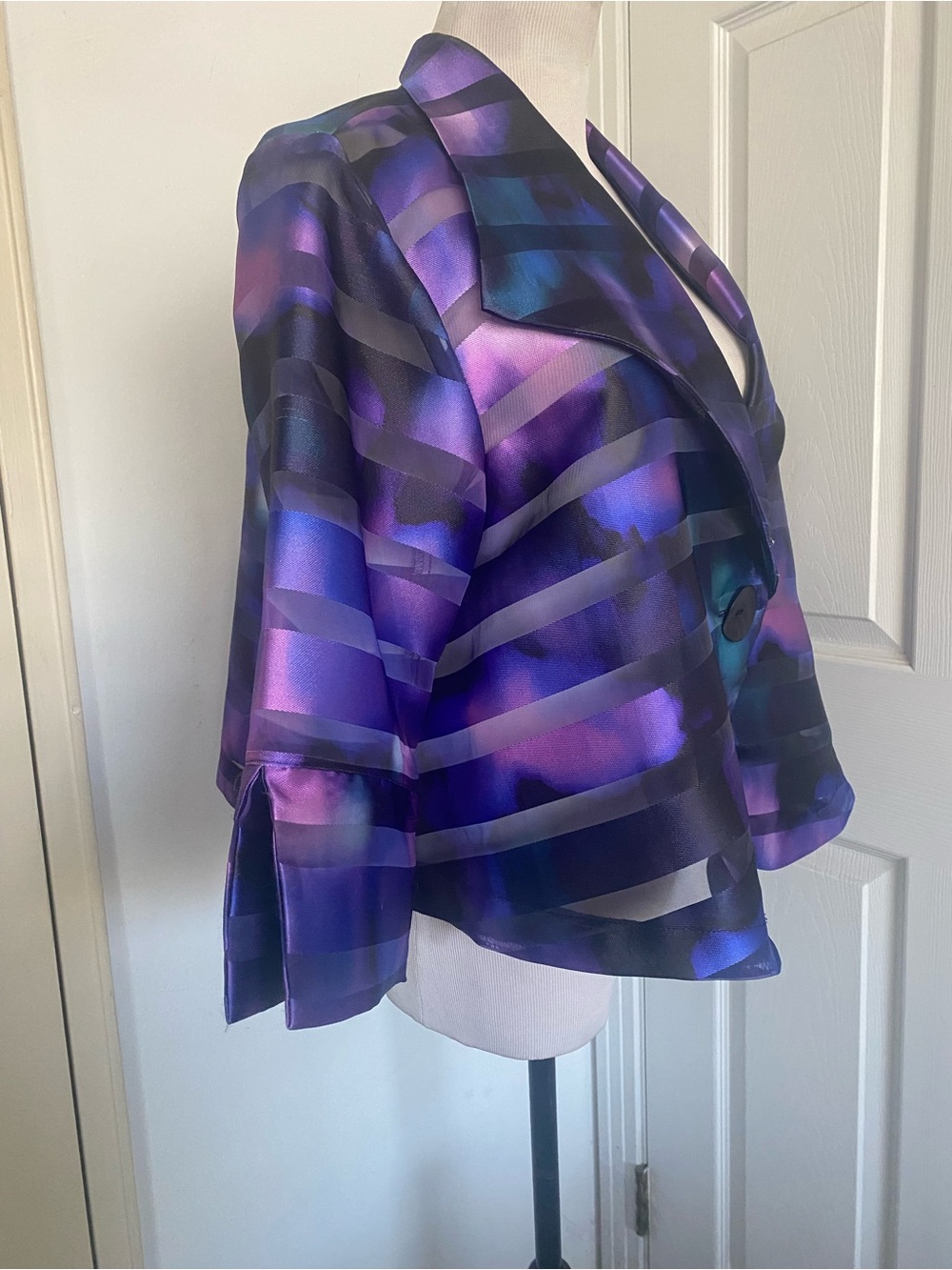 Joseph Ribkoff Multi Color Swing Jacket - Picture 5 of 12